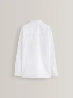 Next Blanc - Paquet de 2 chemises d'école à manches longues (3-17ans) Online