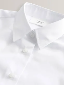 Next Blanc - Paquet de 5 chemises d'école à manches longues (3-18ans) Sale