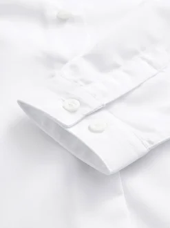 Next Blanc - Paquet de 5 chemises d'école à manches longues (3-18ans) Sale