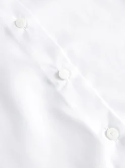 Next Blanc - Paquet de 2 chemises d'école à manches longues (3-18ans) Outlet