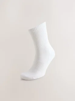 Next Blanc - Paquet de chaussettes de sport essentielles 6 Outlet