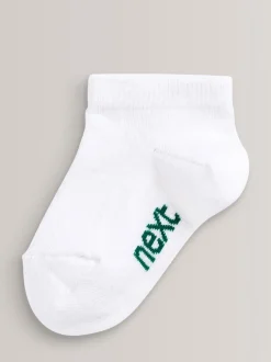 Next - Paquet de chaussettes de sport en coton riche 7 Blanc