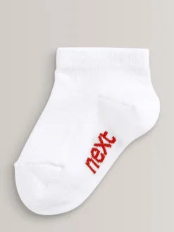 Next - Paquet de chaussettes de sport en coton riche 7 Blanc