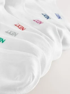 Next - Paquet de chaussettes de sport en coton riche 7 Blanc