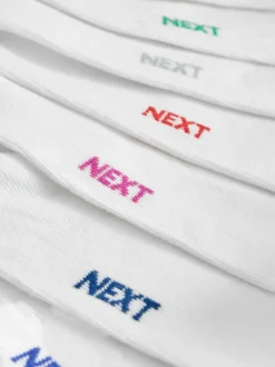 Next - Paquet de chaussettes de sport en coton riche 7 Blanc