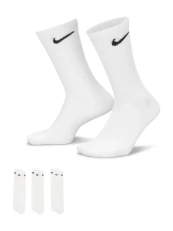 Nike Blanc - Paquet de chaussettes légères Everyday 3 Sale