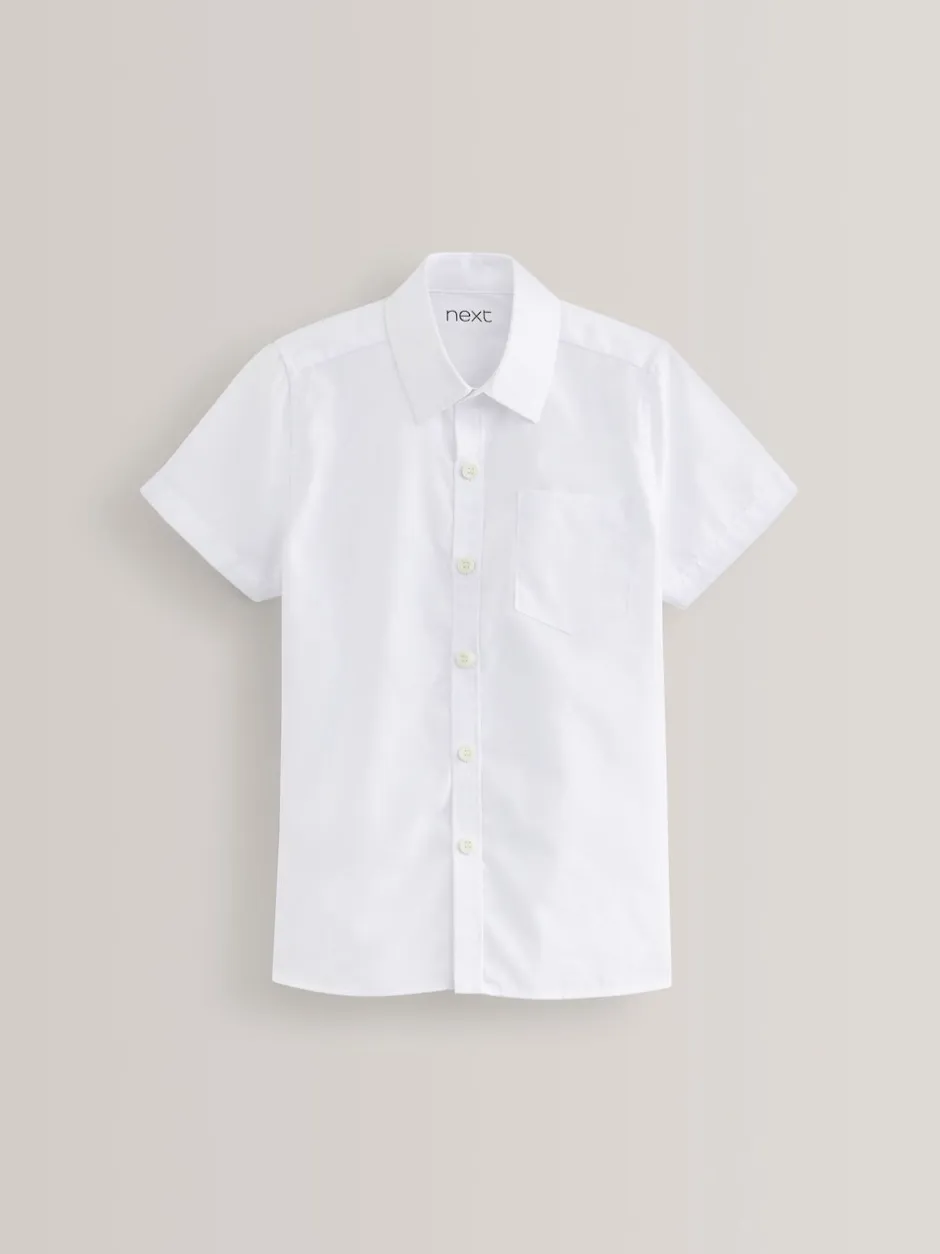 Next Blanc - 2{Paquet de chemises scolaires Manches courtes (3-17ans) Discount