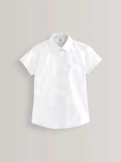 Next Blanc - 2{Paquet de chemises scolaires Manches courtes (3-18ans) Best