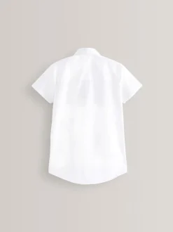 Next Blanc - 2{Paquet de chemises scolaires Manches courtes (3-18ans) Best