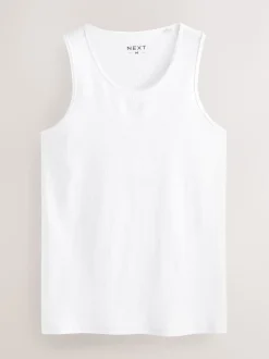 Next Blanc - Paquet de gilets à côtes 5