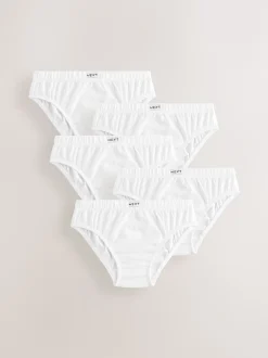 Next Blanc - Paquet de slips 5 (1.5-16ans) Clearance