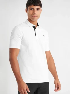 Calvin Klein Golf - Polo Uni Blanc Online