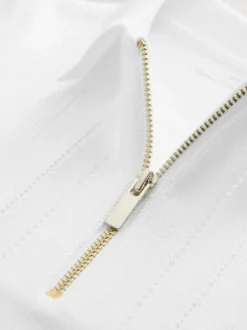 Next Blanc - Polos tricotés à col zippé (3-16yrs) Sale