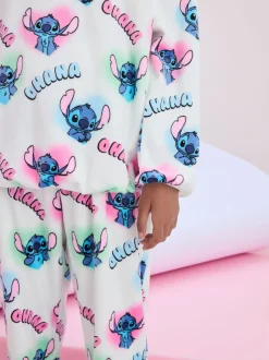 Next Blanc - Pyjama Lilo & Stitch en polaire confortable (3-16ans) New