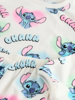 Next Blanc - Pyjama Lilo & Stitch en polaire confortable (3-16ans) New