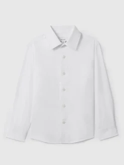 Reiss Blanc - Remote Coupe Large Chemises en coton