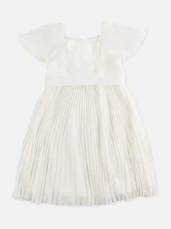 Angel & Rocket Blanc - Robe plissée à nœud ballerine