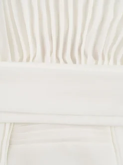 Angel & Rocket Blanc - Robe plissée à nœud ballerine