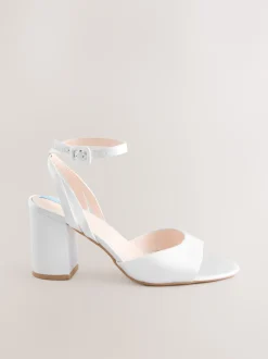 Next Blanc - Sandales de mariage Forever Comfort® à talons carrés à bout rond Best