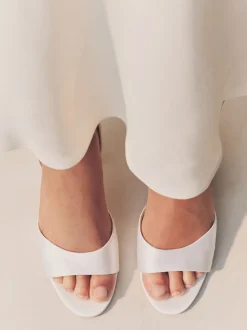 Next Blanc - Sandales de mariage Forever Comfort® à talons carrés à bout rond Best