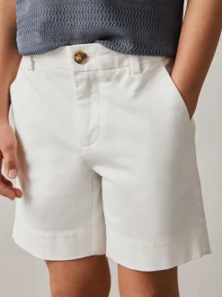 Reiss Blanc - Short chino Wicket en coton stretch Online
