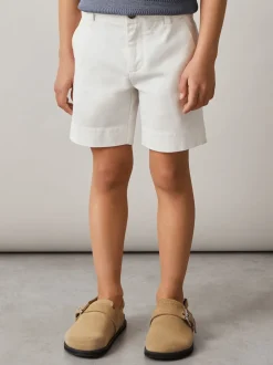 Reiss Blanc - Short chino Wicket en coton stretch Online