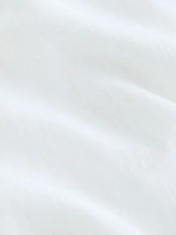 Next Blanc - Shorts à enfiler en Blend de Lin Clearance