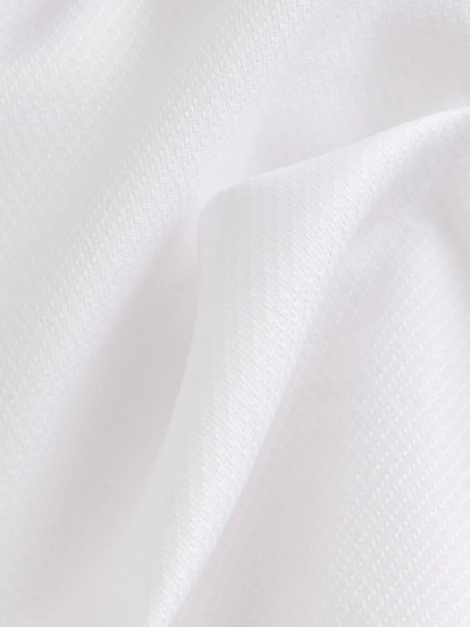 Next Blanc - Signature Coton égyptien Chemises et cravates Nœud de soie