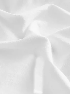 Next Blanc - Slim Fit (Slim Fit) - T-shirts de superposition en coton 100 %, lot de 2