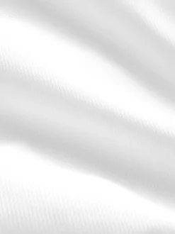 Next Blanc - Slim Fit (Slim Fit) - Coupe ajustée Single Cuff Chemises With Col cassé And Nœud papillon Lot Hot