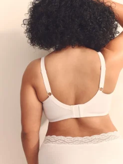 Next Blanc - Soutien-gorge confort ultime en coton sans armatures OH Total Support New