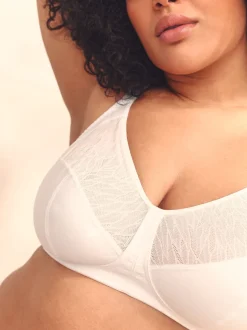 Next Blanc - Soutien-gorge confort ultime en coton sans armatures OH Total Support New