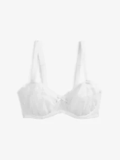 Next Blanc - Soutien-gorge sans bretelles sans rembourrage Dd+