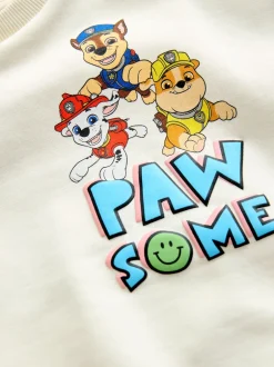 Next Blanc - Sweat-shirt Paw Patrol à col rond (9mois -8ans) Sale