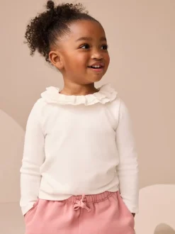 Next Blanc - Top à col à manches longues (3mths-7yrs) Hot