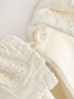 Next Blanc - Top à col à manches longues (3mths-7yrs) Hot