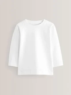 Next Blanc - T-shirt à manches longues (3mths-7yrs) Sale