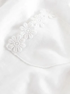 Next Blanc - T-shirt à pochettes Daisy (1.5-16ans) Clearance