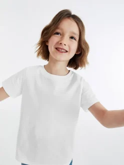 Next - T-shirt (3-16ans) Blanc Discount