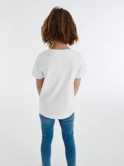 Next - T-shirt (3-16ans) Blanc Discount