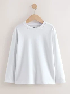 Next - T-shirt confortable à manches longues (3-16 ans) Blanc Online
