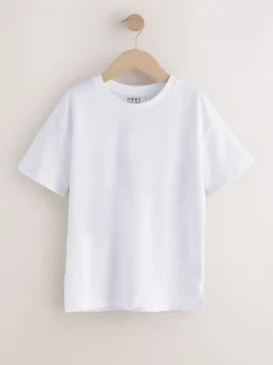 Next Blanc - T-shirt oversize (3-16ans) Outlet