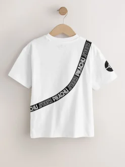 Next Blanc - T-shirt Pokemon à manches courtes (4-14ans) Outlet