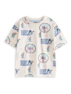 Vanilla Underground Blanc - Lot de 2 pyjamas Lilo & Stitch fille Disney Best