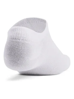 Under Armour Blanc crême - Lot de 6 paires de chaussettes essentielles invisibles Online