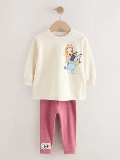 Next Blanc écru - Bluey ensemble haut à manches longues et legging (3mois-7ans) Online