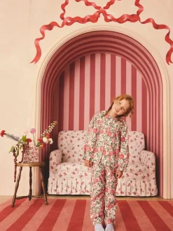 Next Blanc écru - Cath Kidston pyjama tissé à boutons et fleurs Best