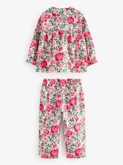 Next Blanc écru - Cath Kidston pyjama tissé à boutons et fleurs Best