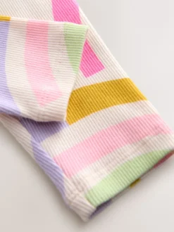 Next Blanc écru - Leggings côtelés (3mois-7ans)