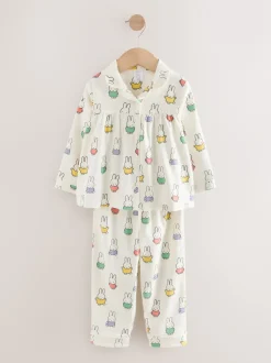 Next Blanc écru - Pyjama Miffy boutonné (9mois-10ans) Outlet